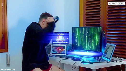 Ball Worship and Juicy Anal with Galiel Swan & Sam Acevado - Gay XXX