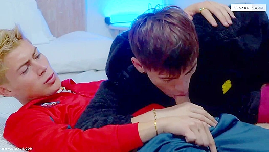 Ball Worship and Juicy Anal with Galiel Swan & Sam Acevado - Gay XXX