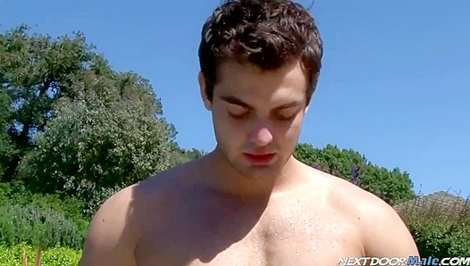 Scotty Dean Cums Clean Outdoors - A Solo Nextdoor Male Fantasy