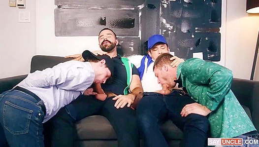 Benjamin Blue & Edward Terrant Skip Party to Fuck - Twink Trade