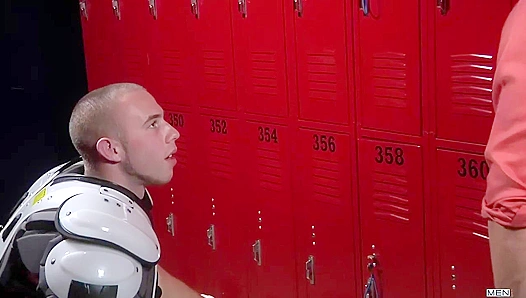 Sebastian Young and Atticus Benson - Straight Turned Gay in the Locker Room