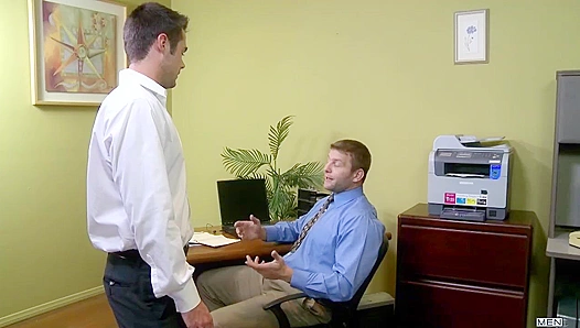 Colby Jansen Pounds Mike De Marco Raw on the Floor - Straight TurnedGay