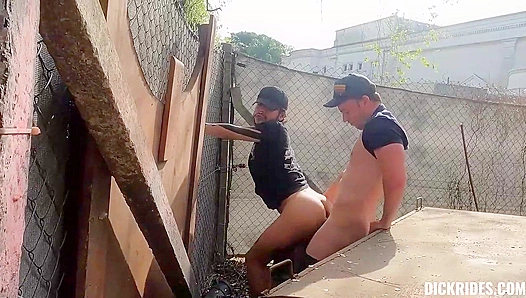 Horny Jonas Matt & Chiwi Black - Quick Public Dick Ride