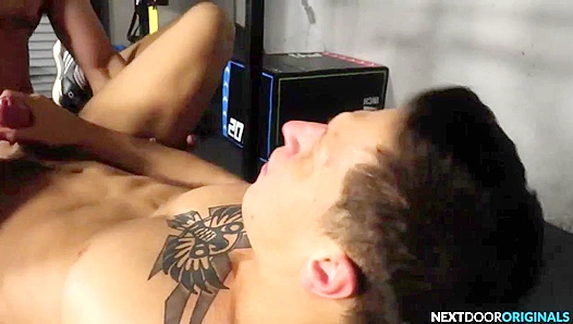 Muscular Gym Buddies Dalton & Andrew Clang and Bang - Nextdoor Originals