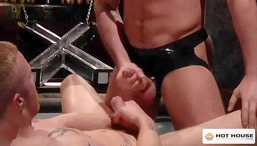 Kyle King and Kennedy Carter Heat Up the House with Leather BDSM Bang