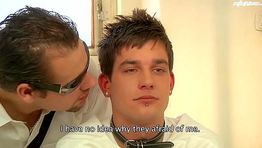 Bound and Bangged - Luis Bigdog & Nick Daniels' Straitjacket Gangbang - Gay XXX