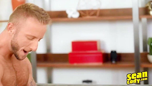 Hot Hunk Action - Axel Rockham & Jason Emre Pound Each Other on the Couch