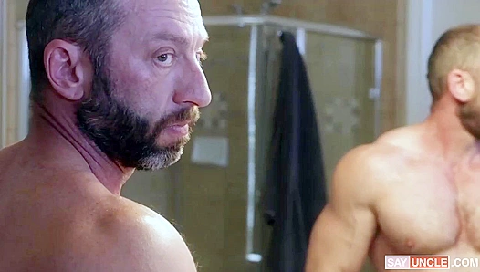 Rob Quin Takes It from His Beefy Stepdad, Muscled Madison