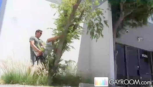 Nasty Parking Lot Pounding with Hot Gay Hottie Tory Mason