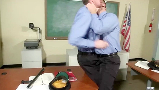 Connor Kline and Andrew Stark Get Kinky in Uniform - Big Dicks at School