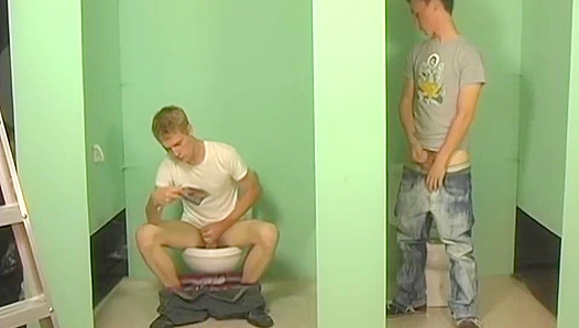 Nevin Scott & Braden Fox - Hot Bathroom Stall Bang - Twinkylicious Delight