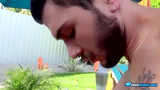 Justin Dean Strokes His Meaty Cock Lazy - Undie Twinks