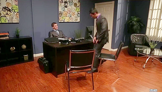Jimmy Johnson & Lance Luciano Heat Up TheGayOffice with Passionate Desk Sex