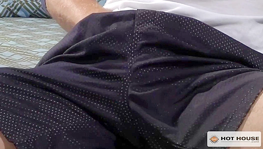 Brandon Lewis - Baseball Hunk Takes On a Steamy Challenge at Home