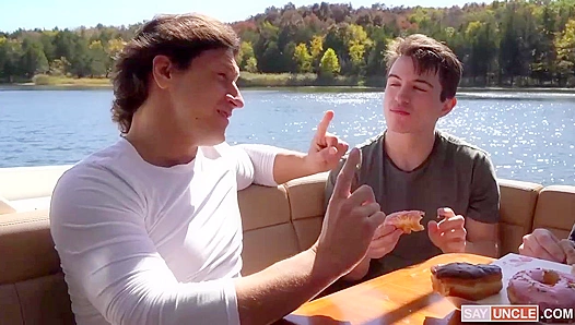 Daddy Jax Thirio Fucks Hard in Yacht Foursome