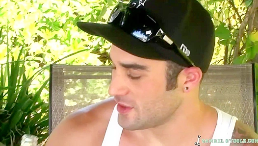 BrandonLewis Cums on SamuelOTooles Feet - A Steamy Gay Foot Fetish Scene