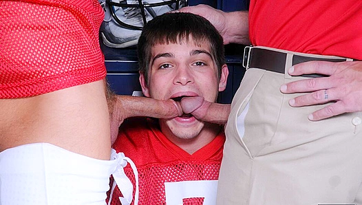 Big Dicks at School - Johnny, Colby, and Ryan Fuck Hard