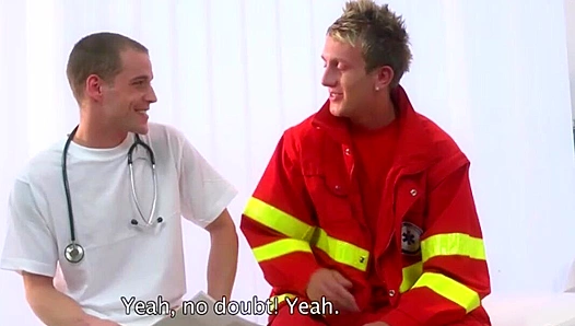 Fireman's Hot Cock Meets Alex Stevens' Hungry Hole - Gay XXX