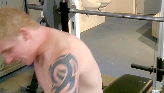 Flexi Hottie Connor Cums on His Face for Steve's Big Dick at School