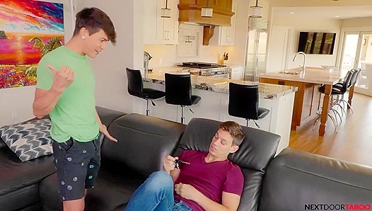 Next-door taboo - Andy Taylor slides into Michael Del Ray's tight hole