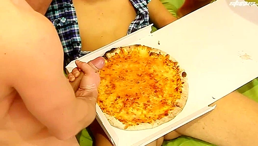 Johan Volny and Mike Cage - A Tasty Slice of Gay Pizza Action - Gay XXX