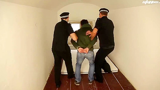 Rogue Cops Get Wild - Intense Anal Threesome with Aslan Brutti - Gay XXX