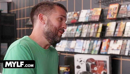 MILF Sarah Walks In, Nick’s Dick Stands at Attention, Can’t Fucking Speak