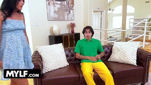 Gay Threesome - Cocky Waiter Serves Up Raw, Juicy Action