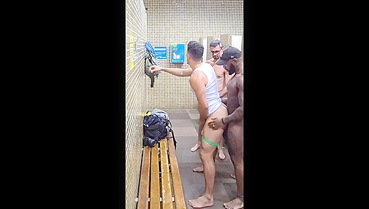 Gay Sex Capers in the Bus Terminal Bathroom