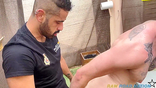 Nasty Spanish Cop Barebacks My Hole