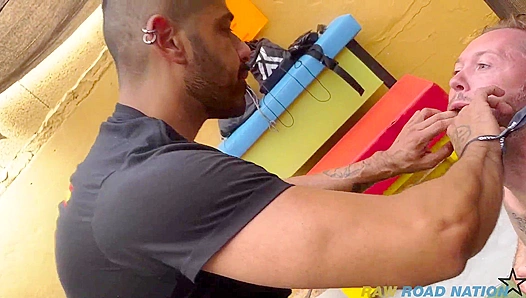 Nasty Spanish Cop Barebacks My Hole