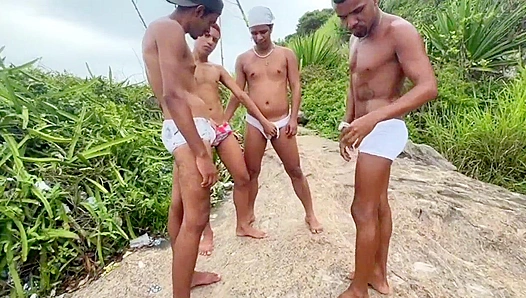 New Year's Eve Beach Orgy: Friends Get Wild Under the Stars