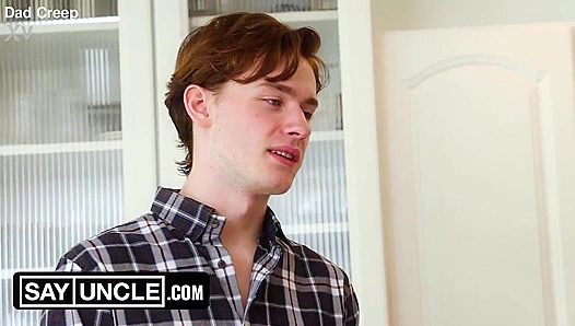 Stepbrother Seduction: Teen Blows Dad for a Favor, Gets Roughly Fucked