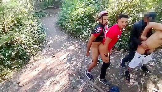 Wild Woods Blowout: 50 Minutes of Nonstop Cock Sucking with Multiple Guys