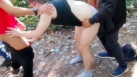 Wild Woods Blowout: 50 Minutes of Nonstop Cock Sucking with Multiple Guys