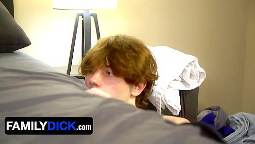 Step-Nephew's First Lesson: Learning to jerk off with Uncle's Dick