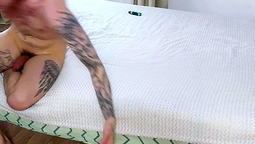 Hungry Twink Craves His Studly Classmate's Massive Cock