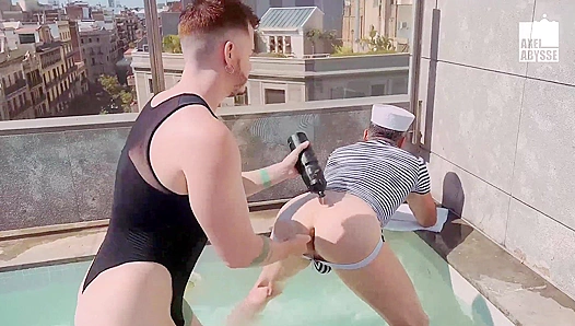 Axel Abysse Gets Fisty Under the Sun with Max Wilde