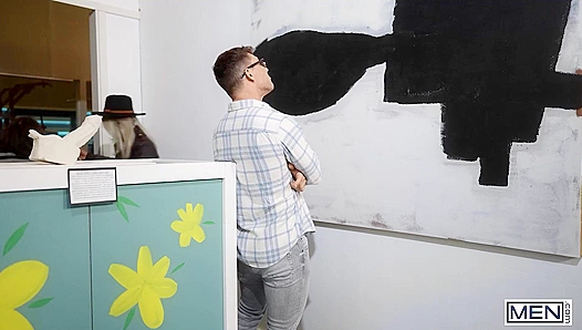 Paul Canon Discovers a Glory Hole at the Art Gallery, Finding Pierce Paris Ready for Him