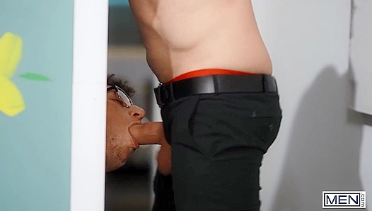 Paul Canon Discovers a Glory Hole at the Art Gallery, Finding Pierce Paris Ready for Him