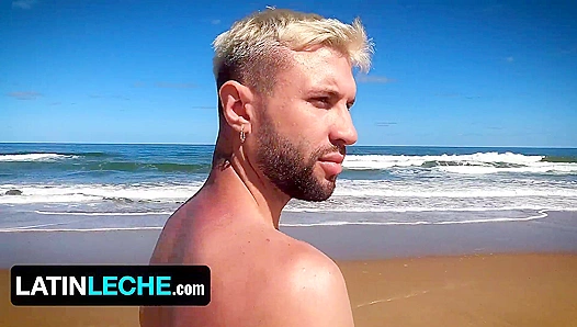 Hot Latino Lovers Take It Wild on the Sandy Shores - Beach Bang Bonanza