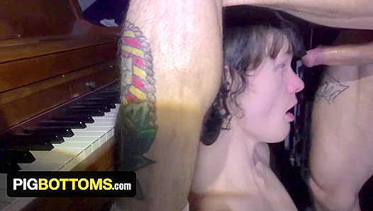 Tattooed Hunk Submits as the Pack's New Fuck Toy - All About That Pig Bottom