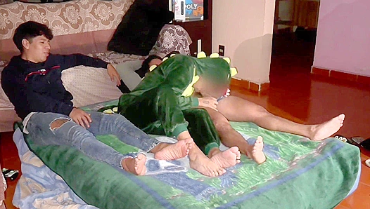 Sleepover Turns Wild: Bareback Boning Until Impregnation