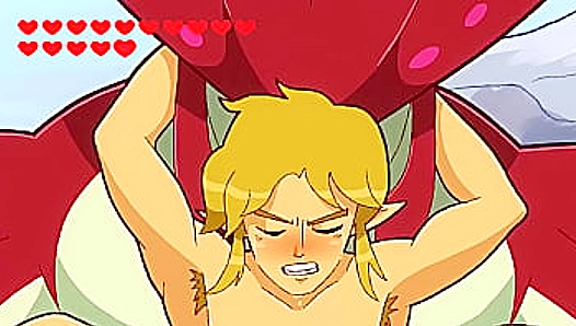 Link Gets Roughly Taken by Sidon in a Fiery Adventure