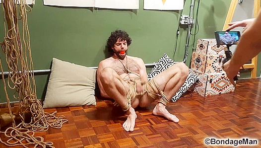 Tied & Gagged: Famous Brazilian Model Henry Captured by Stalker
