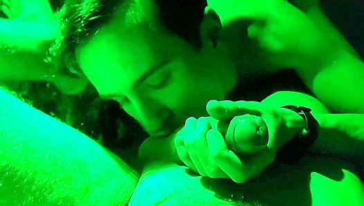 Neon Sauna Suck-Off: Twink Finds Juicy Dick for Cum-Hungry Fun