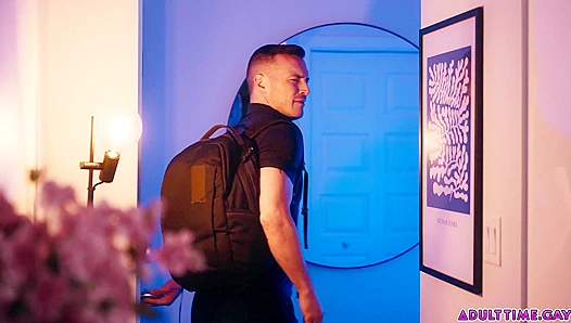 Straight Guy Enzo Gives His First Blowjob & Gets Fucked by Best Friend Derek