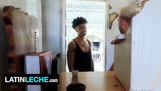 Latino Studs Share Morning Cock sucking Session