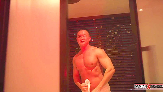 Damian Dragon Gets Pounded in Wild Threesome Action With Kenn