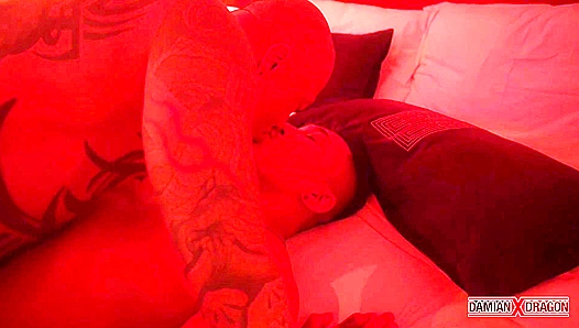 Damian Dragon Gets Pounded in Wild Threesome Action With Kenn